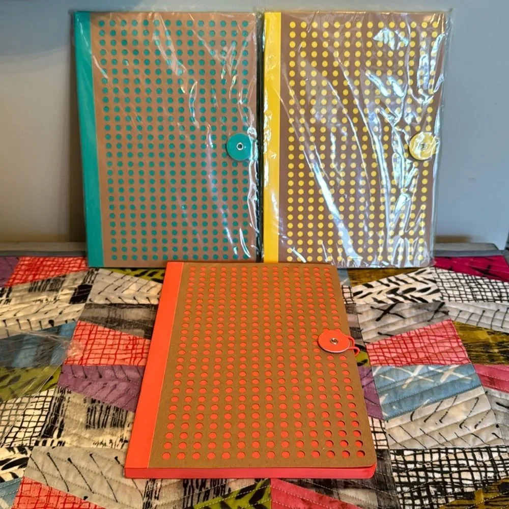 Portico Designs Laser Cut Notebook Journals Set of 3 NWT
